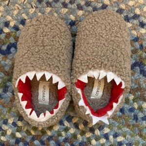 NWOT Crewcuts Monster Teddy Slippers